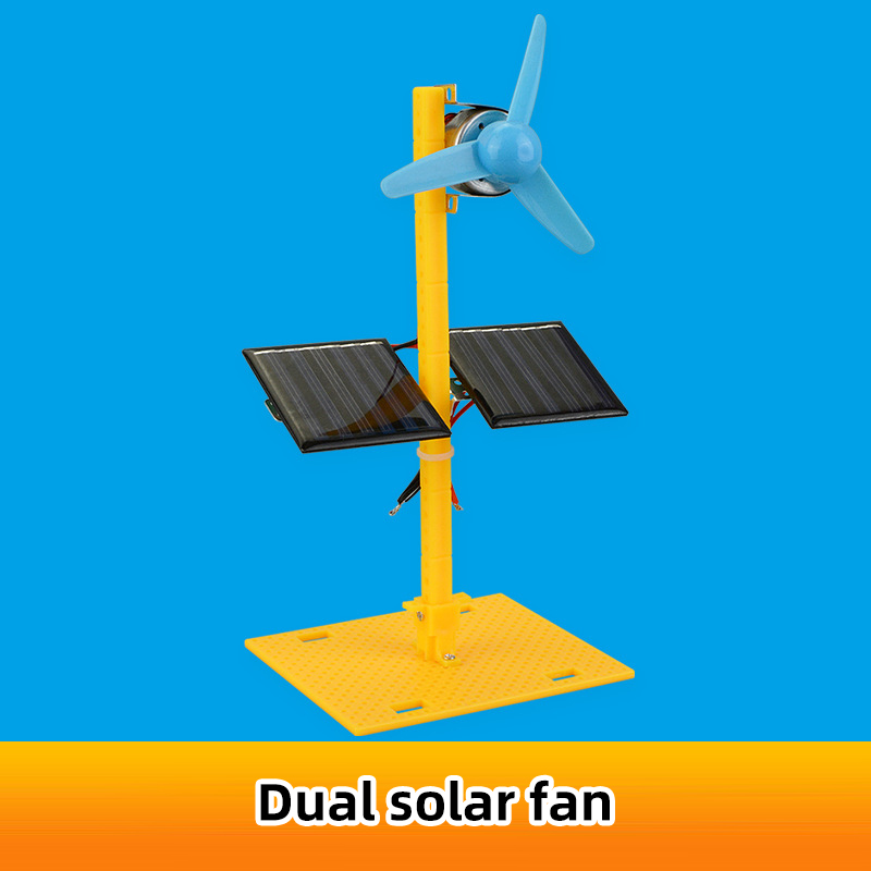 Science Diy Model - DIY Güneş Enerjili Elektrikli Fan Modeli