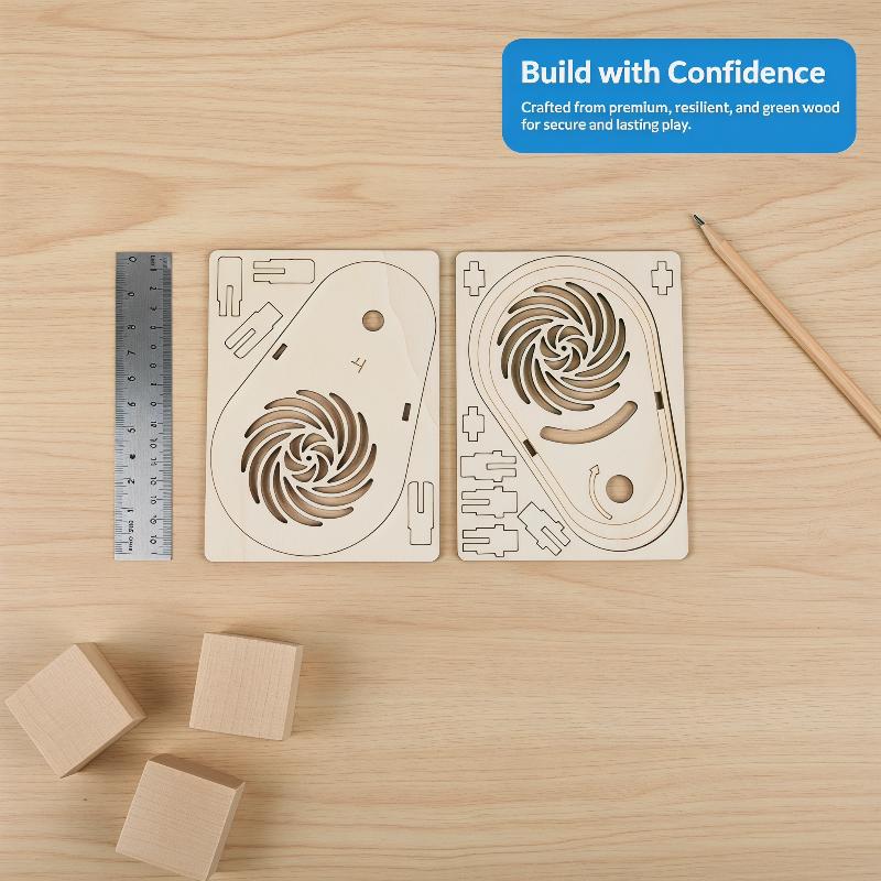 Science Toys Diy - Eğitim Amaçlı Ahşap Kendin Yap Optik