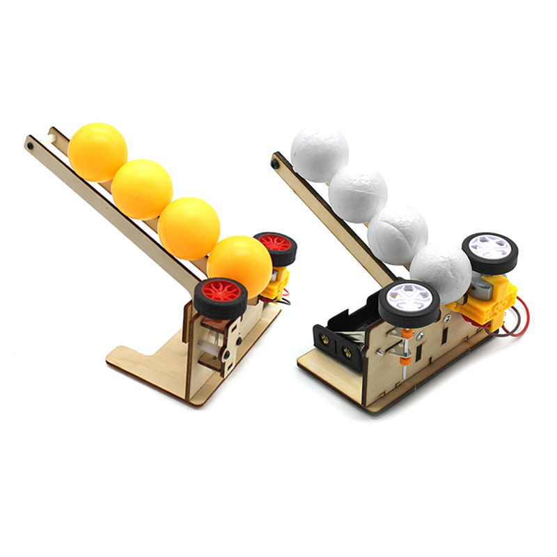 Science Toy - Otomatik Fırlatma Topu Atıcı Cihazı Öğrenciler