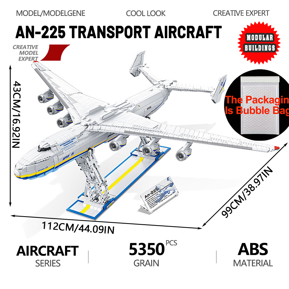 Science Olympiad - AN-225 büyük ulaşım uçak modeli yapı