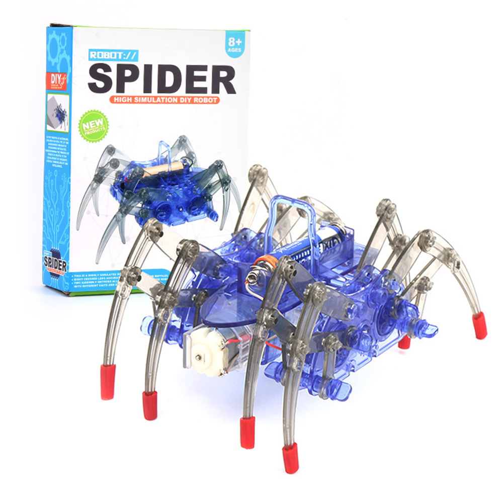 Science Diy Model - Elektrikli Biyonik Örümcek Robot DIY Kiti,