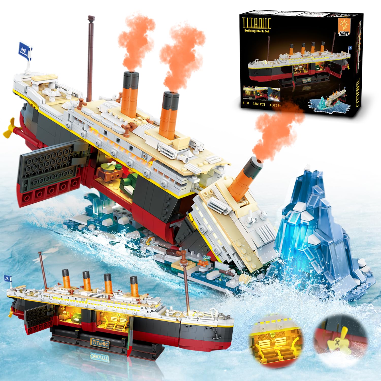 Science Olympiad - Titanic Yapı Seti LED-2'si 1 Arada
