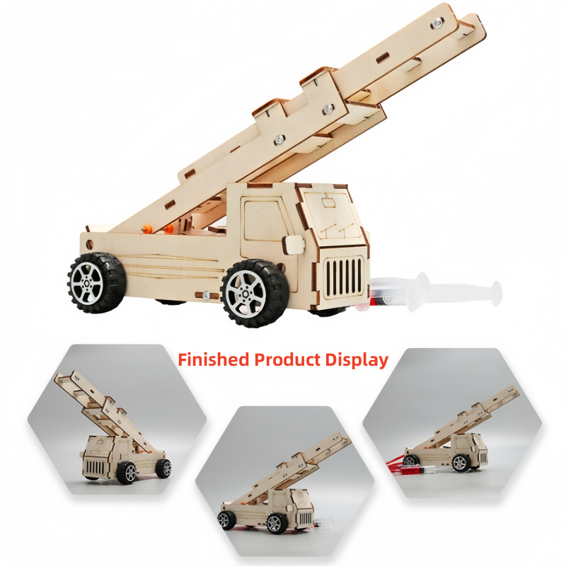 Science Diy Model - Çocuklar İçin Kendin Yap Ahşap Merdivenli