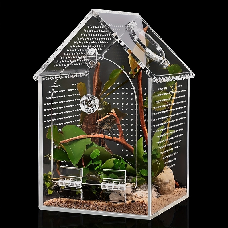 Science Hobbyist - Şeffaf Akrilik Ev Böcek Habitat Kutusu