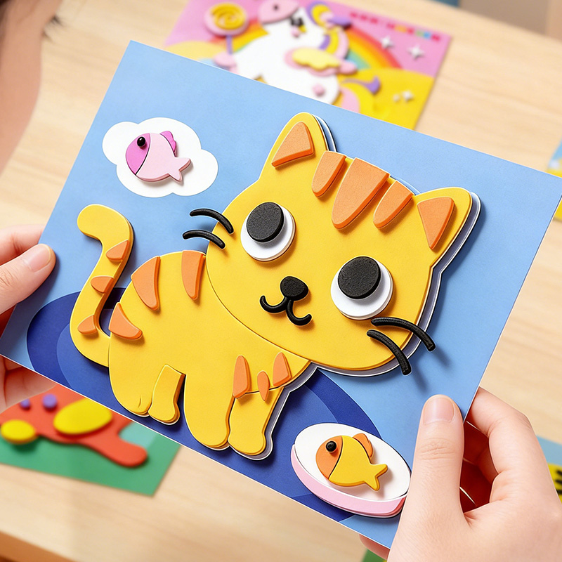 Çocuklar için 3D Çıkartmalar,  - Science Toys Diy incelemesi ve fiyatı