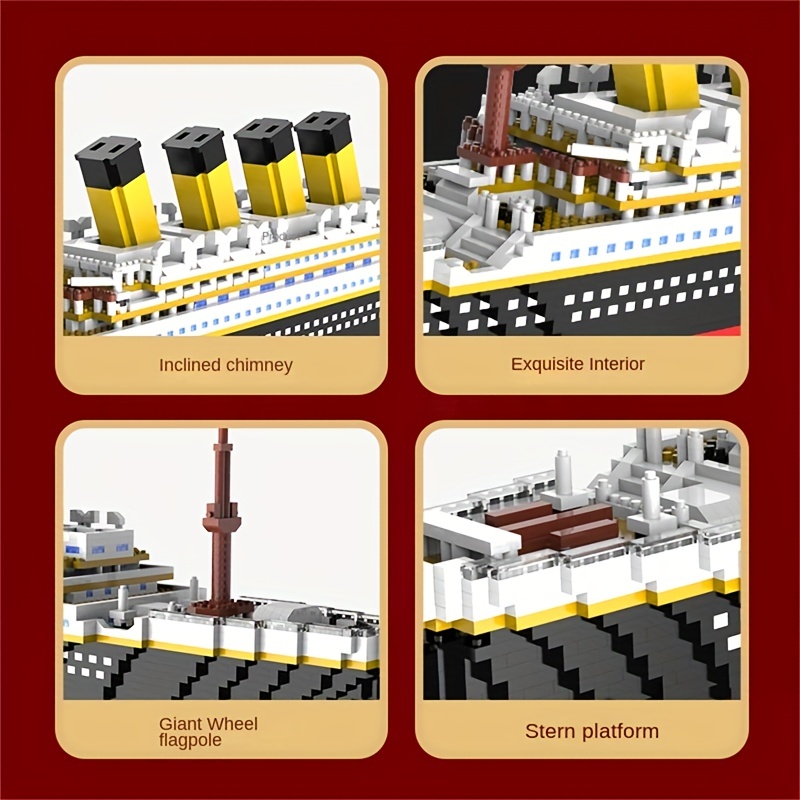 Titanic yapı taşı montaj oyunc - Science Olympiad incelemesi ve fiyatı